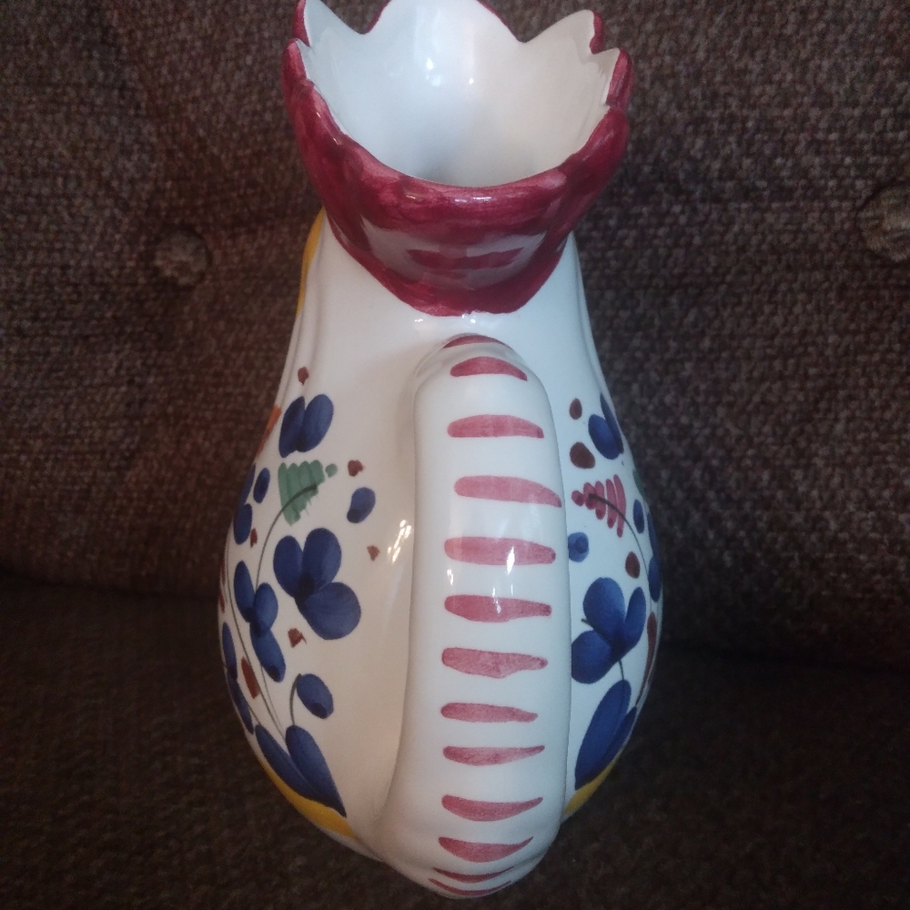 Deruta Chicken Pitcher - Picture 2 of 5